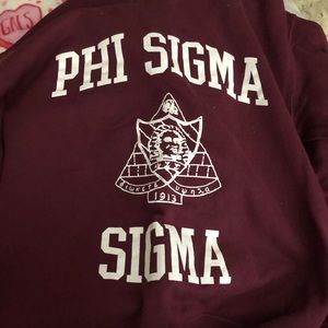 Phi sigma sigma crew neck sweater